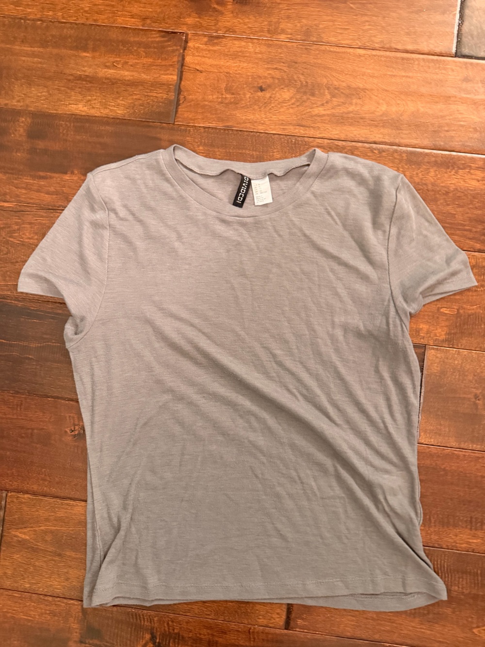 Divided Light Gray Short Sleeve Crew Neck Tee
